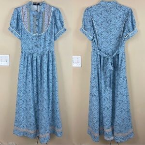 Floral Blue Dress